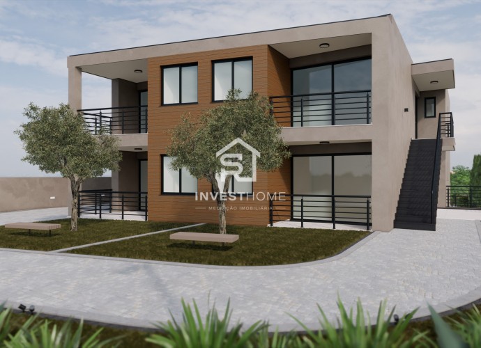 Andar Moradia T2 | Em construção | Piscina | Jardins | 2 Lugares Garagem