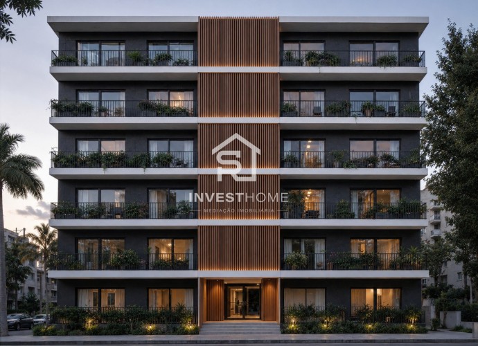  Apartamento T3 | Em construção | Varandas | Churrasqueira | Lugar de Garagem