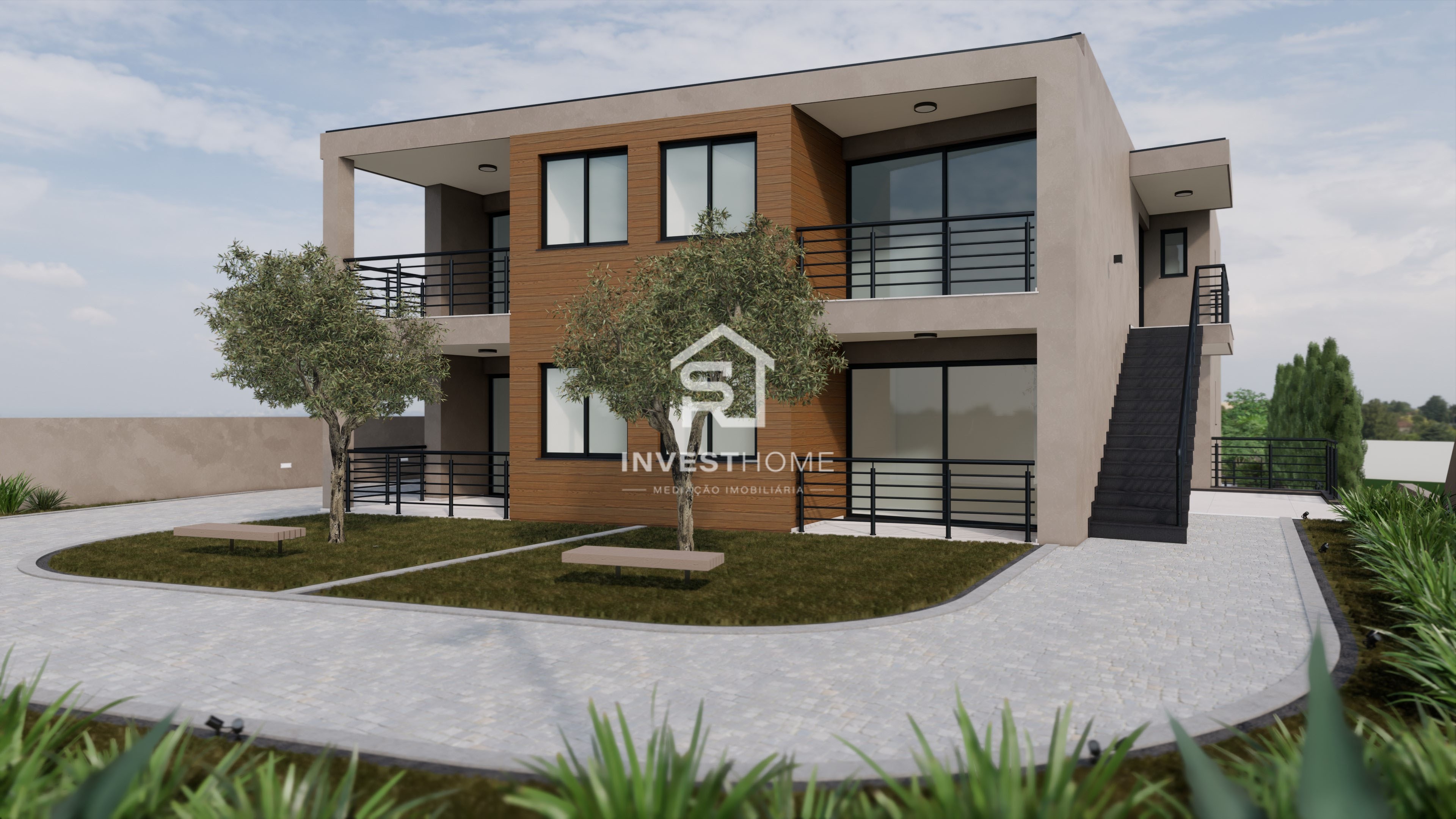 Andar Moradia T2 | Em construção | Piscina | Jardins | 2 Lugares Garagem